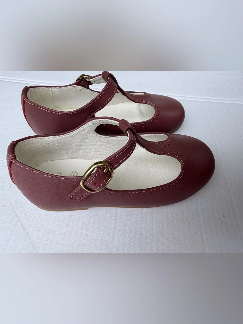 La Coqueta Dusty Pink T-Bar Mary Jane Shoes | EU 24 (US 8 Girls)